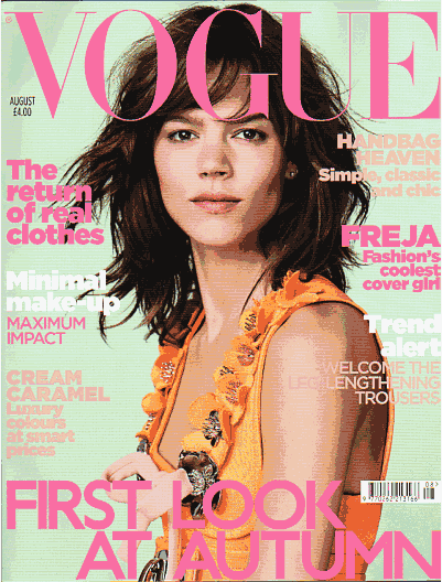 One of the it girl for the FW 2010 campaign Freja Beha Erichsen 