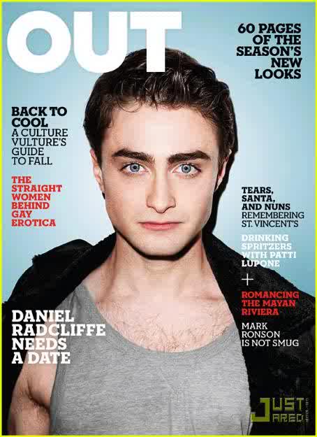Daniel Radcliffe for Out Magazine September 2010. 2010: 08/12; POSTED BY: art8amby; CATEGORY: Actors and Actresses