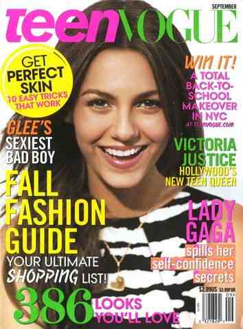 september 2010 vogue. Teen Vogue September 2010