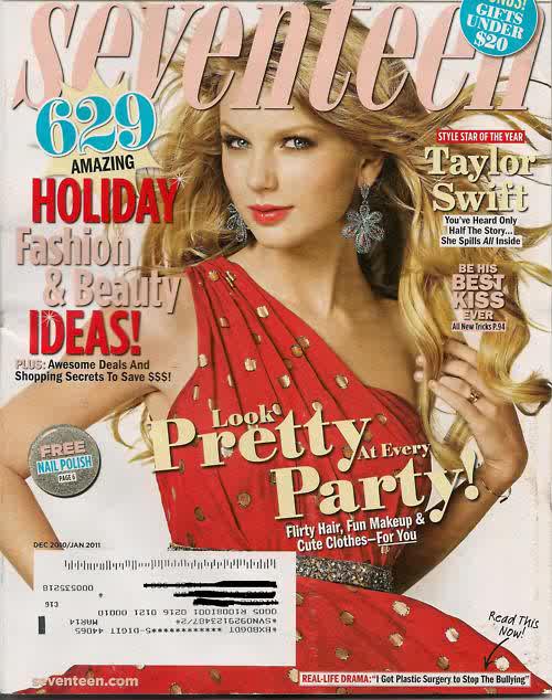 Taylor Swift for Seventeen US