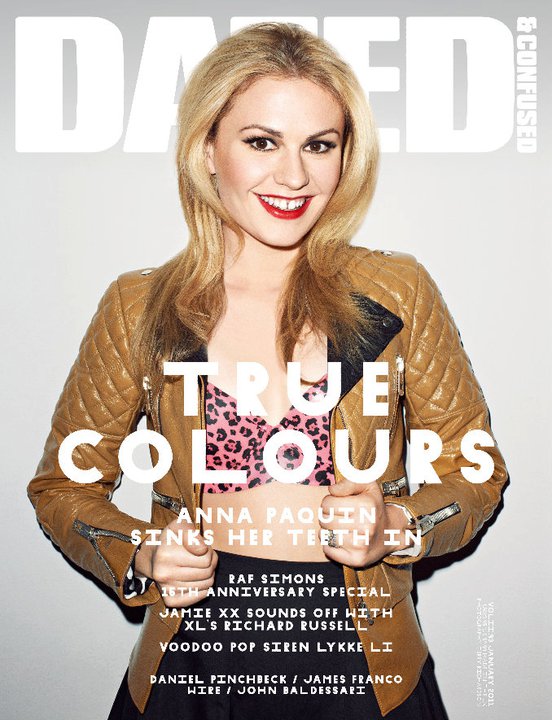 Oscar winning actress and True Blood leading lady Anna Paquin wearing an 