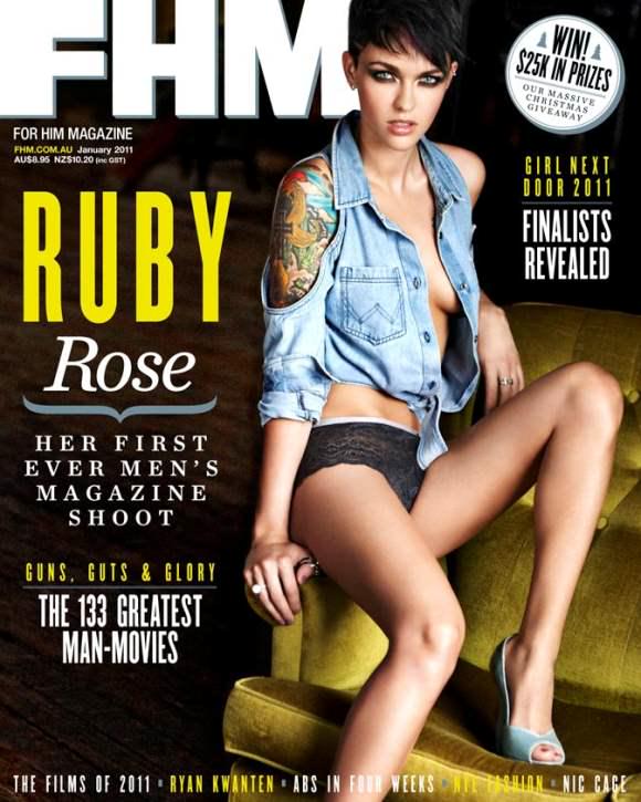 ruby rose fhm. Ruby Rose for FHM Australia