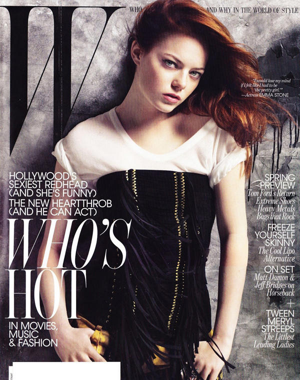 emma stone red hair 2011. The “it” red hair of the