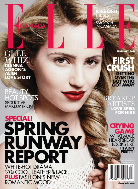 Dianna Agron by Paola Kudacki for Elle Canada February
