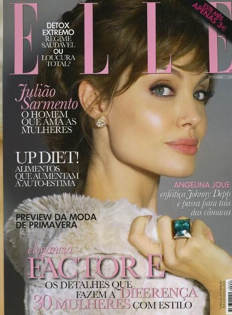 Angelina Jolie for Elle Portugal February 2011