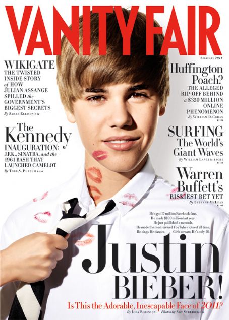 Justin Bieber On Vanity Fair Cover. The wonder boy, Justin Bieber