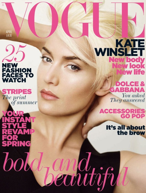 Kate Winslet Vogue April. Kate Winslet for Vogue UK