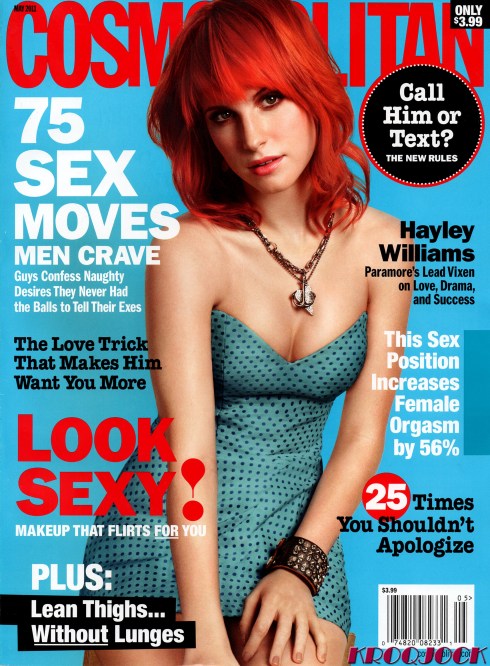 hayley williams cosmo cover 2011. Cosmopolitan cover for the