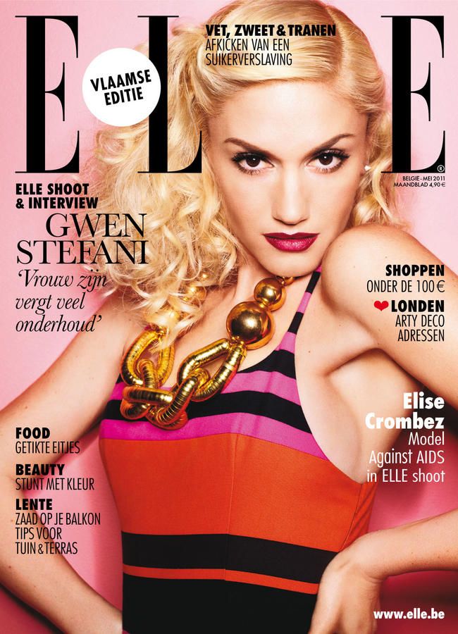 gwen stefani 2011. Not to mention this latest cover of Elle België with Gwen Stefani.