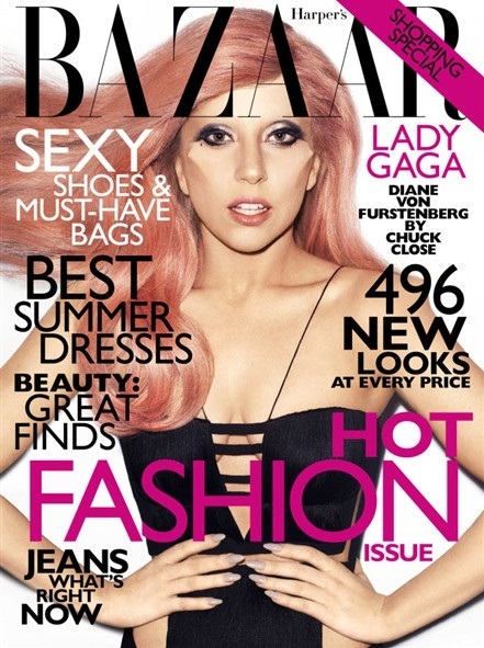 lady gaga hair cover single. Vogue US cover, Lady Gaga