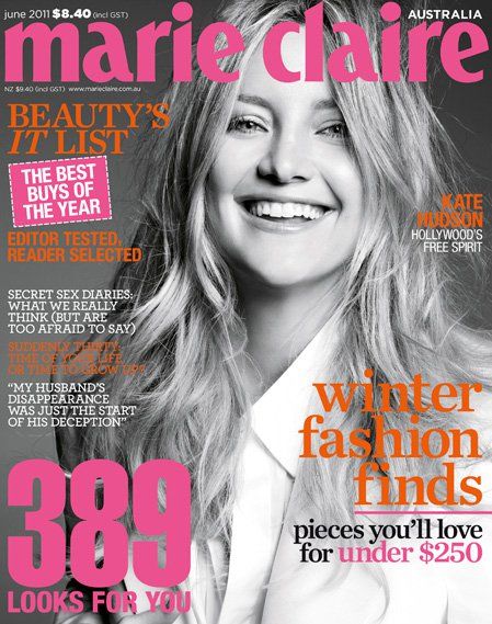 kate hudson style 2011. Kate Hudson for Marie Claire