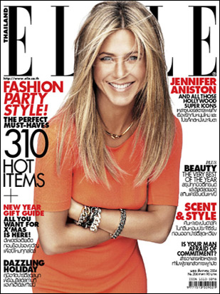 Jennifer Aniston for Elle Thailand December 2011