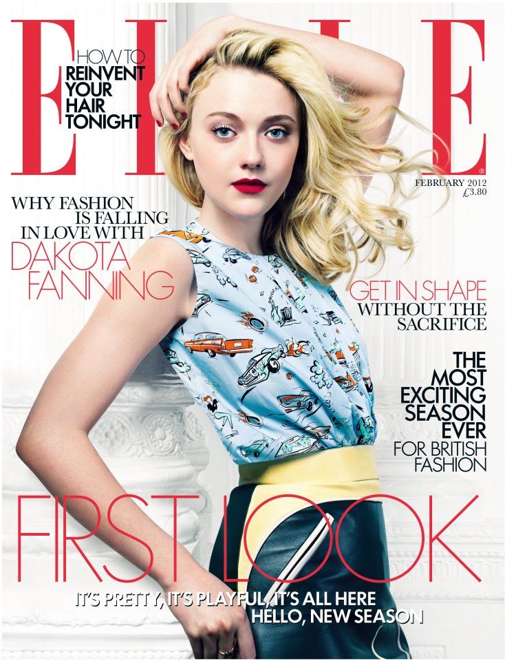 Dakota Fanning for Elle UK February 2012