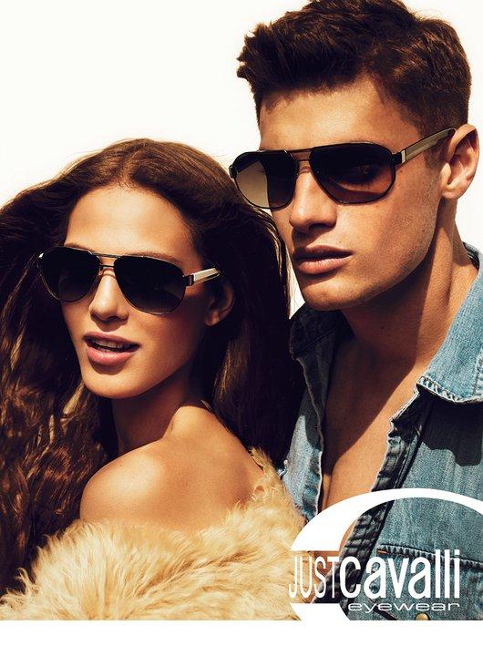 <b>Just Cavalli</b> Eyewear Fall Winter 2011 Ad Campaign Preview - just-cavalli-eyewear-fw-2011-aymeline-valade-stelios-niakaris-by-mert-alas-marcus-piggott-styled-panos-yiapanis